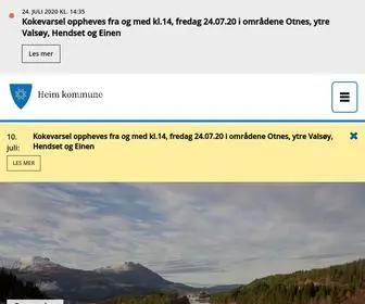Halsa.kommune.no(HEIM KOMMUNE) Screenshot