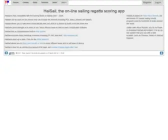 Halsail.com(HalSail Sailing and Regatta Results Scoring app) Screenshot