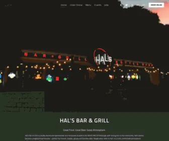 Halsbar.com(Hal's) Screenshot