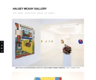 Halseymckay.com(HALSEY MCKAY GALLERY) Screenshot