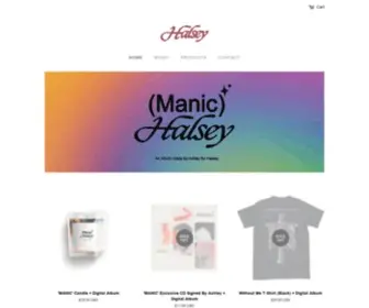 Halseymusicstore.com(Official Halsey Store) Screenshot