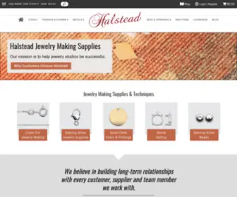 Halsteadbead.com(Jewelry Supplies) Screenshot