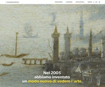 Haltadefinizione.com(L'unico archivio digitale di capolavori dell'arte in gigapixel) Screenshot