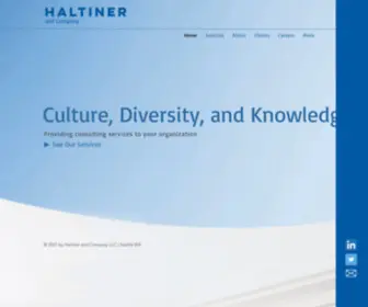 Haltiner.com(Haltiner and Company) Screenshot