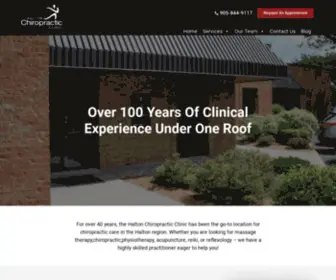 Haltonchiropractic.ca(Halton Chiropractic Clinic) Screenshot