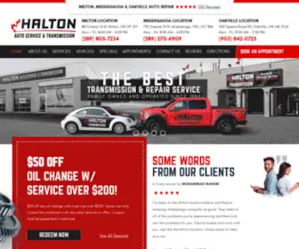 Haltontransmission.com(Milton & Mississauga Auto Repair) Screenshot