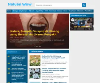 Haluanwow.com(Haluan Wow) Screenshot