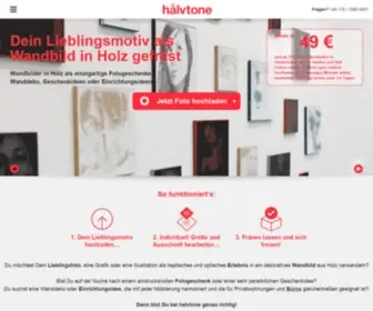 Halvtone.com(Wandbild aus Holz individuell) Screenshot