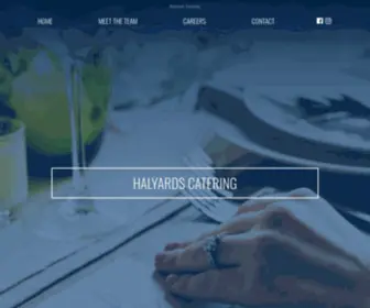 Halyardscatering.com(Halyards Catering) Screenshot