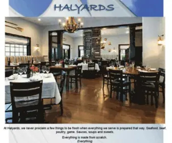 Halyardsrestaurant.com(Halyards Restaurant) Screenshot