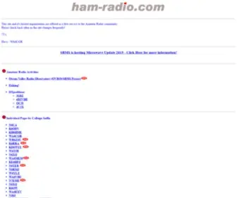 Ham-Radio.com(The Ham Pages) Screenshot