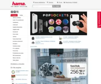 Hama.sk(Foto, video, elektro, tašky a príslušenstvo) Screenshot