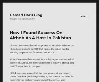 Hamad.blog(Hamad Dar's Blog) Screenshot