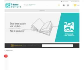 Hamaeditora.com.br(Editora livro revista) Screenshot
