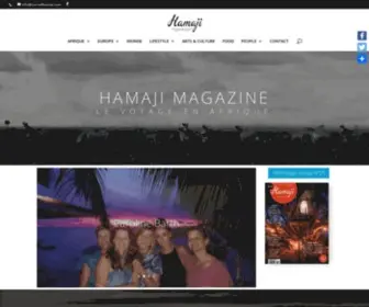 Hamajimagazine.com(Hamaji, Le voyage en Afrique) Screenshot