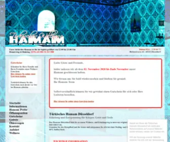 Hamam-Duesseldorf.com(Türkisches Hamam Düsseldorf) Screenshot