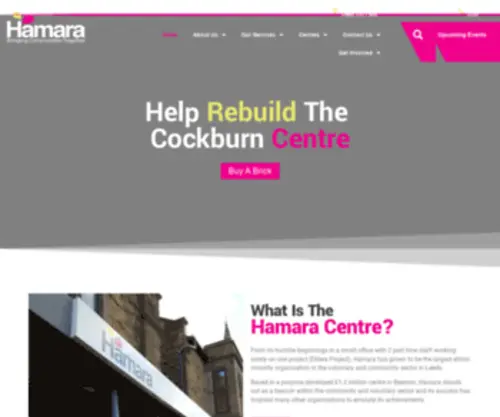 Hamara.org.uk(Bringing Everybody In The Community Together) Screenshot