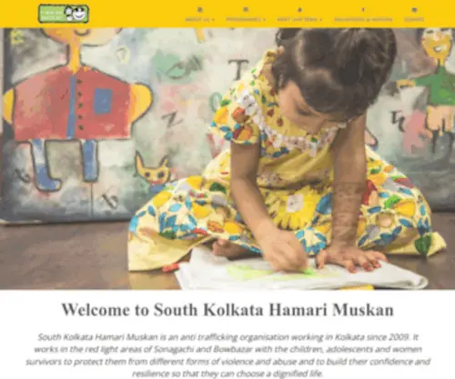 Hamarimuskansouthkolkata.org(South Kolkata Hamari Muskan) Screenshot