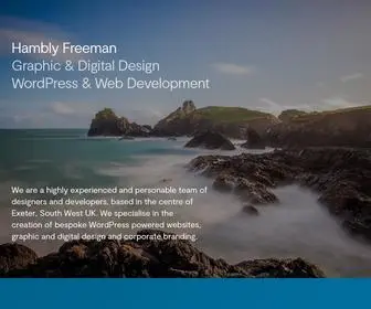 Hamblyfreeman.com(Graphic & Digital Design) Screenshot