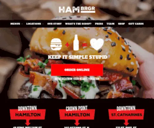 Hambrgr.ca(Hambrgr) Screenshot
