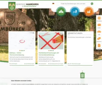Hambuehren.de(Startseite) Screenshot