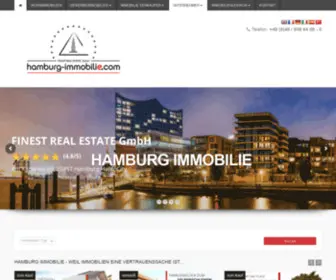 Hamburg-Immobilie.com(Immobilienmakler, Immobilienrechner Hamburg) Screenshot