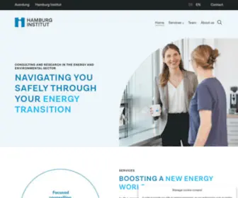 Hamburg-Institut.com(Forschung und Beratung für eine erfolgreiche Energiewende) Screenshot