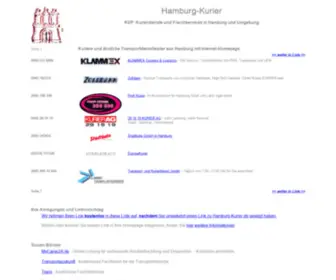 Hamburg-Kurier.de(Hamburger Kurierdienste im Internet) Screenshot