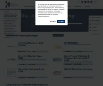 Hamburg-Messe.de(Hallenflächen) Screenshot