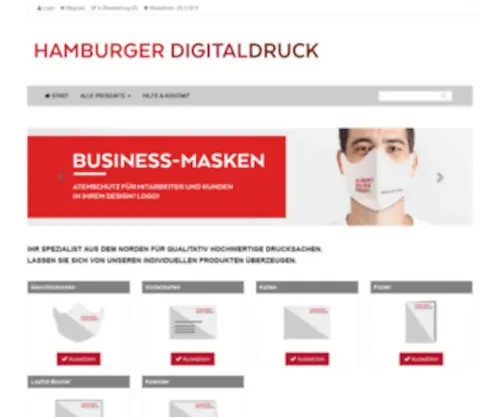 Hamburger-Digitaldruck.de(Hamburger Digitaldruck) Screenshot