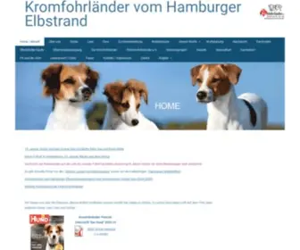 Hamburger-Elbstrand.de(Kromfohrländer vom Hamburger Elbstrand) Screenshot