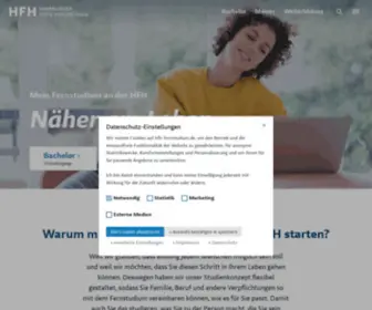 Hamburger-FH.de(Fernstudium für Bachelor und Master) Screenshot