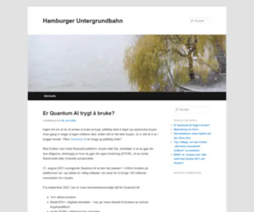 Hamburger-Untergrundbahn.de(Hamburger U) Screenshot