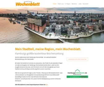 Hamburgerwochenblatt.de(Hamburgs größte kostenlose Wochenzeitung) Screenshot