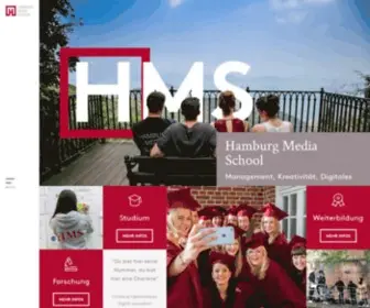 Hamburgmediaschool.com(Hamburg Media School) Screenshot