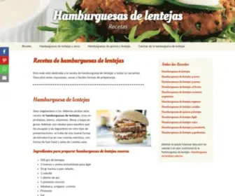 Hamburguesadelentejas.com(Hamburguesas de Lentejas) Screenshot