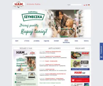 Ham.com.pl(Zakłady Mięsne HAM Radzionków) Screenshot