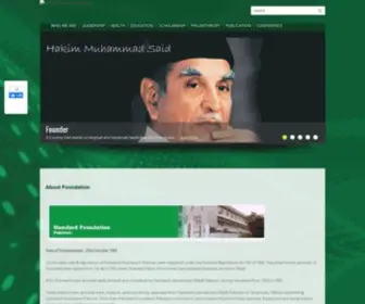 Hamdardfoundation.org(Love Pakistan) Screenshot