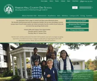Hamdenhall.org(Hamden Hall Country Day School) Screenshot