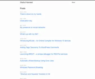 Hameid.net(Shahul Hameed) Screenshot