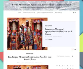 HamelatQuran.com(Berita Masyarakat Agama dan Spiritualitas) Screenshot