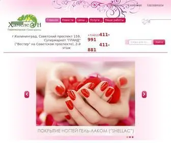 Hameleon39.ru(Салон красоты в Калининграде) Screenshot
