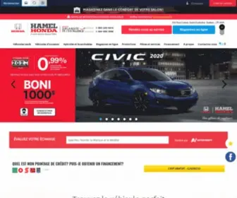 Hamelhonda.com(Concessionnaire de véhicules neufs Honda) Screenshot