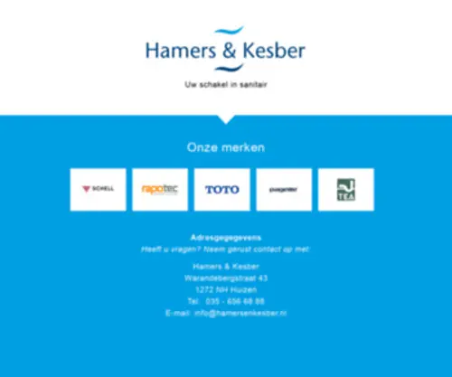 Hamersenkesber.nl(Hamers & Kesber) Screenshot