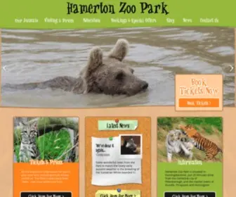 Hamertonzoopark.com(Animal Park) Screenshot