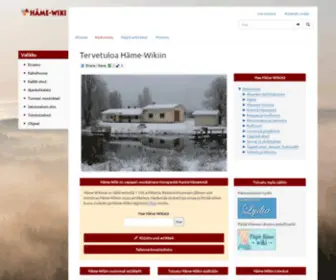 Hamewiki.fi(Häme) Screenshot