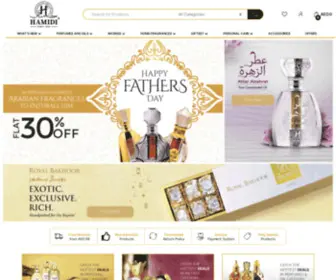 Hamidi.ae(Hamidi Oud and Perfumes Dubai) Screenshot