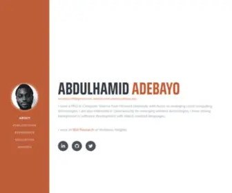 Hamidonline.info(Abdulhamid Adebayo) Screenshot