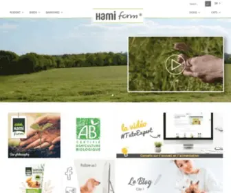Hamiform.com(Des animaux naturellement heureux) Screenshot
