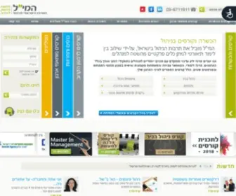 Hamil.co.il(המרכז הישראלי לניהול) Screenshot